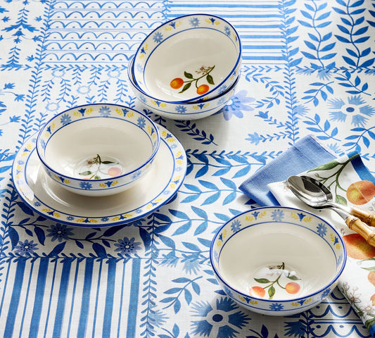 Mark D. Sikes Valencia Vine Soup Bowls - Set of 4